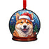 Akita Snow Globe Decoration